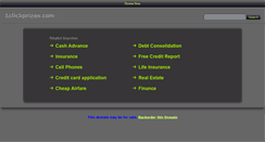 Desktop Screenshot of 1clickprizes.com